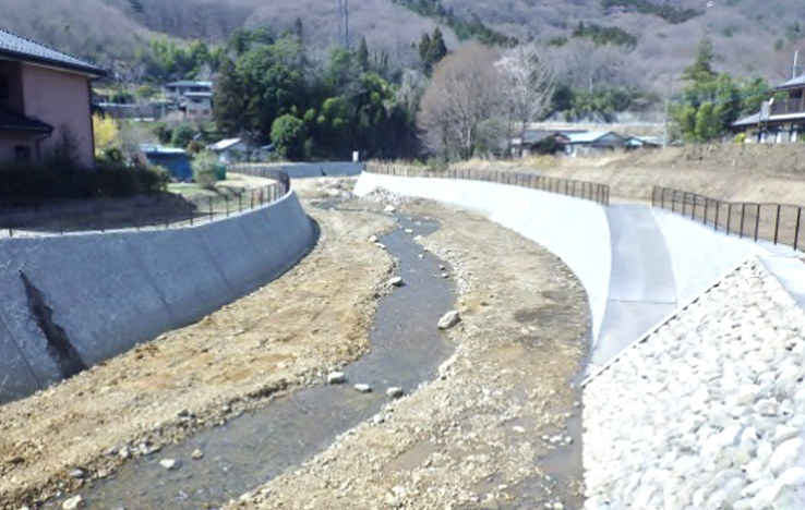 山田川護岸工事